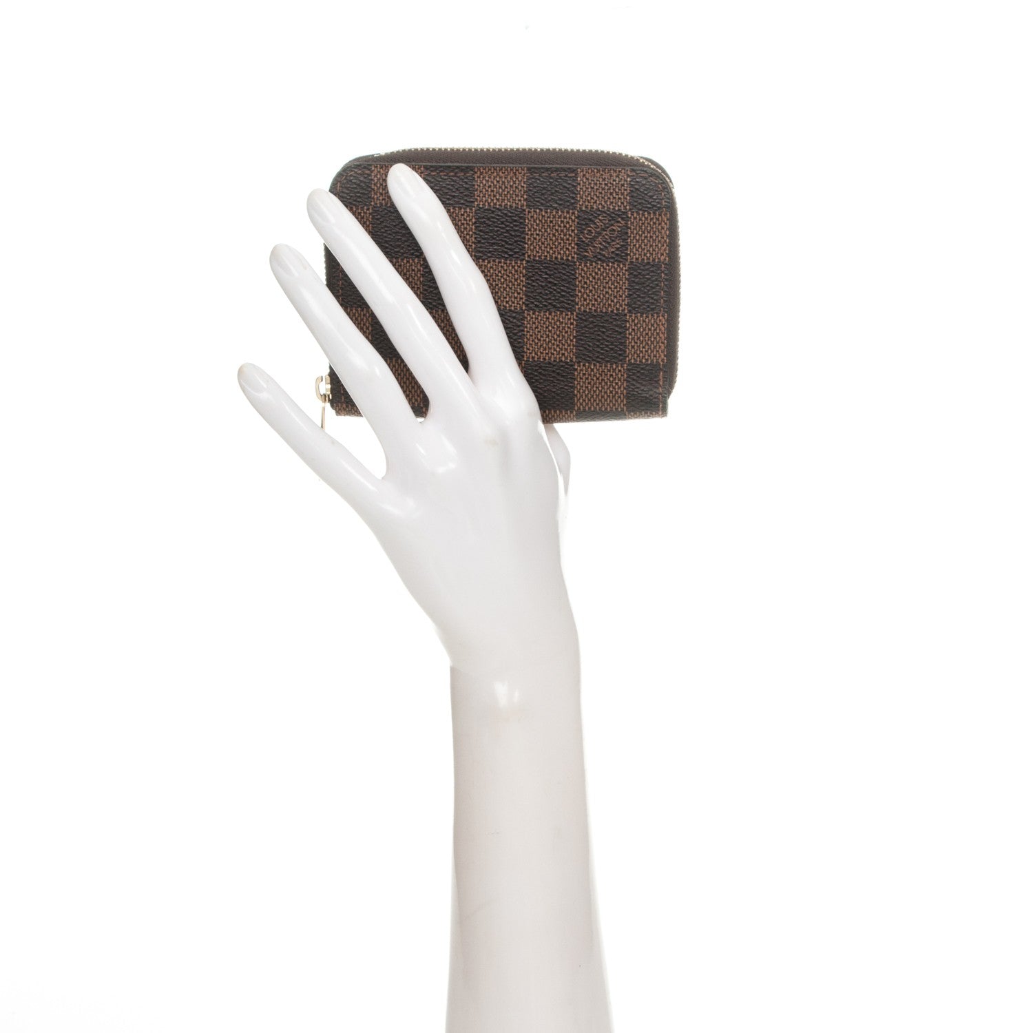 Louis Vuitton Damier Ebene Zippy Coin Purse 2 of 7