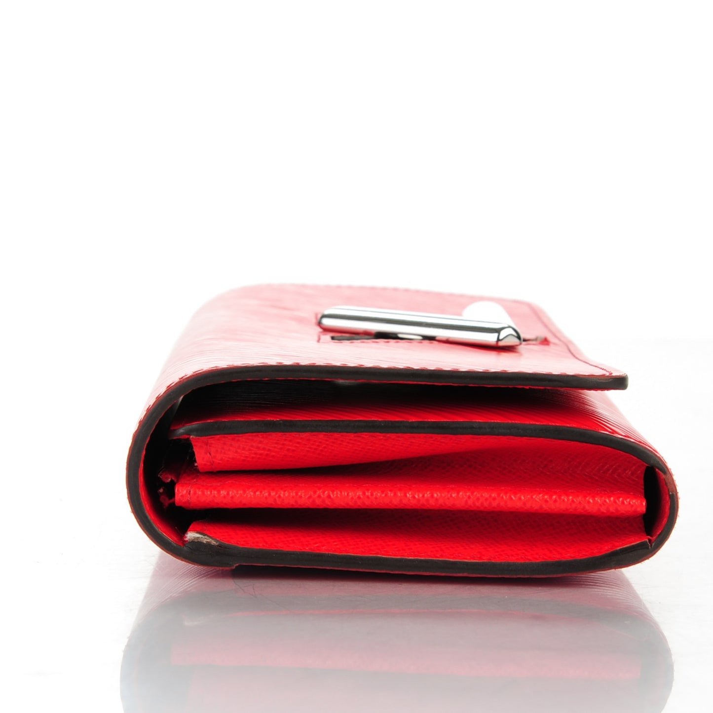 Epi Twist Wallet Coquelicot