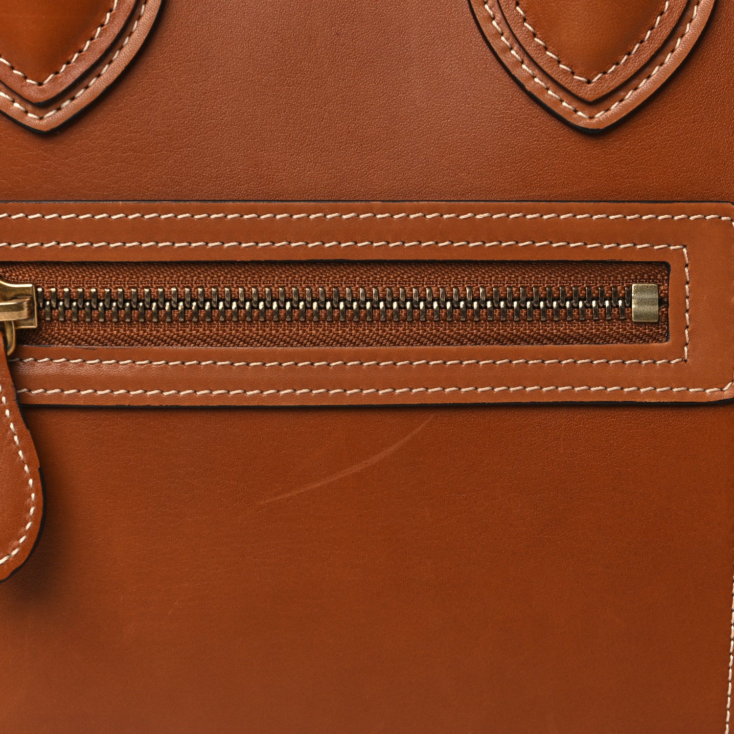 Celine Natural Calfskin Micro Luggage Tan 10 of 11