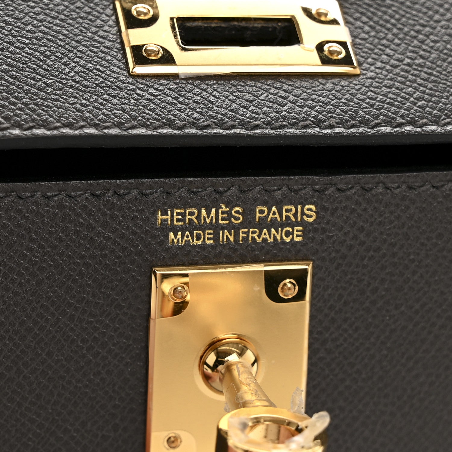 Hermes Madame Calfskin Mini Kelly Sellier 20 Graphite 6 of 11