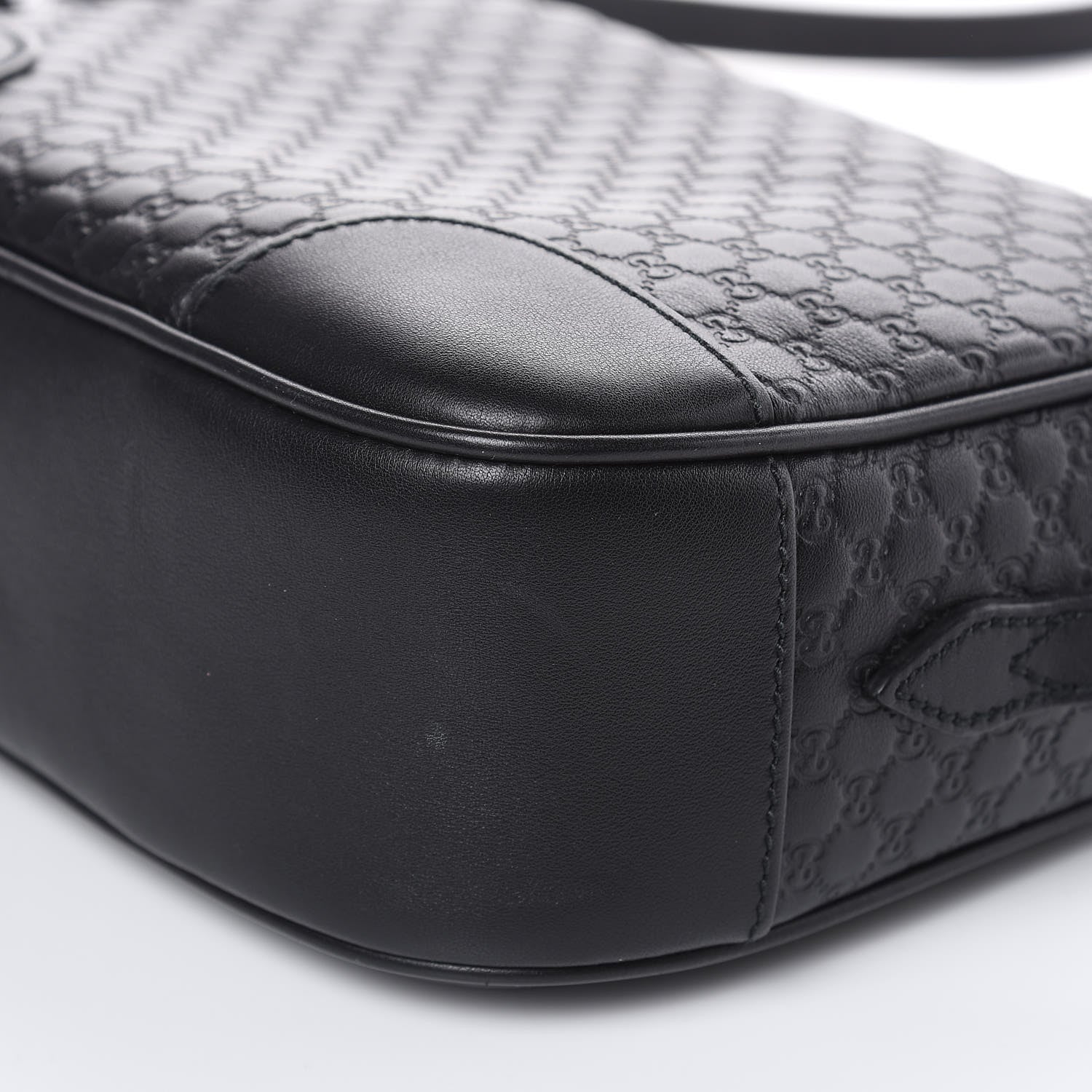 Gucci Microguccissima Mini Bree Messenger Bag Black 9 of 10