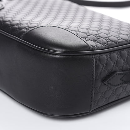 Gucci Microguccissima Mini Bree Messenger Bag Black 9 of 10