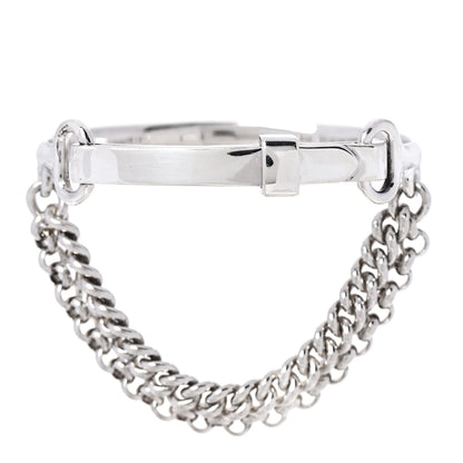 Hermes Sterling Silver Mors de Bride Bracelet ST 1 of 5