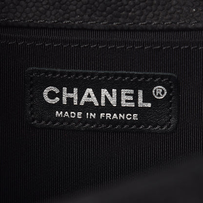 Chanel Iridescent Caviar Quilted Medium Boy Flap Black 6 of 9