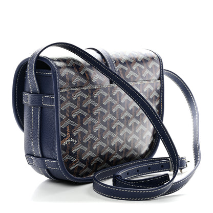 Goyard Goyardine Belvedere II PM Messenger Bag Navy 3 of 9