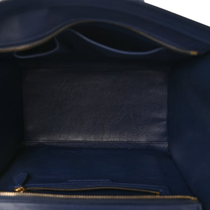 Celine Smooth Calfskin Mini Luggage Ink 5 of 17