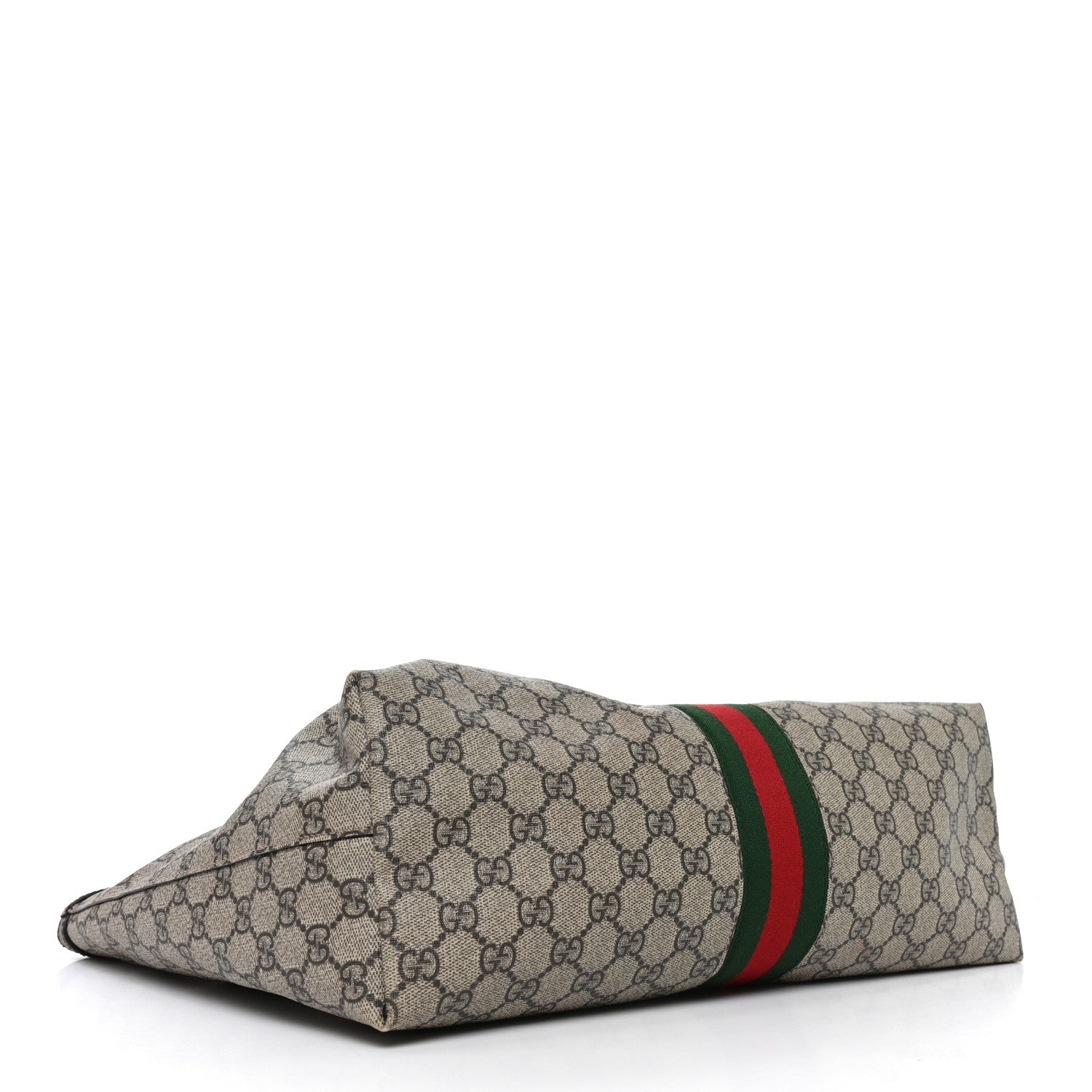 Gucci GG Supreme Monogram Medium Ophidia Shopping Tote Brown 4 of 14