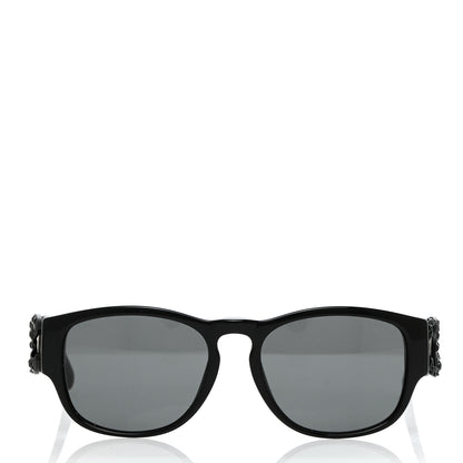 Chanel Acetate Crystal Baguette Chain CC Sunglasses 5454-Q-A Black 2 of 8