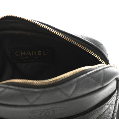 Chanel Iridescent Caviar Quilted Mini Coco Tassel Camera Case Black 6 of 10