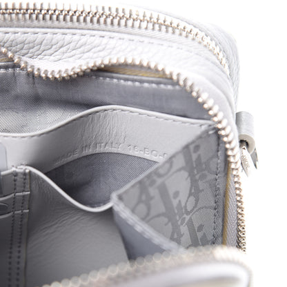 Christian Dior X AIR JORDAN Grained Calfskin Crossbody Grey 8 of 12