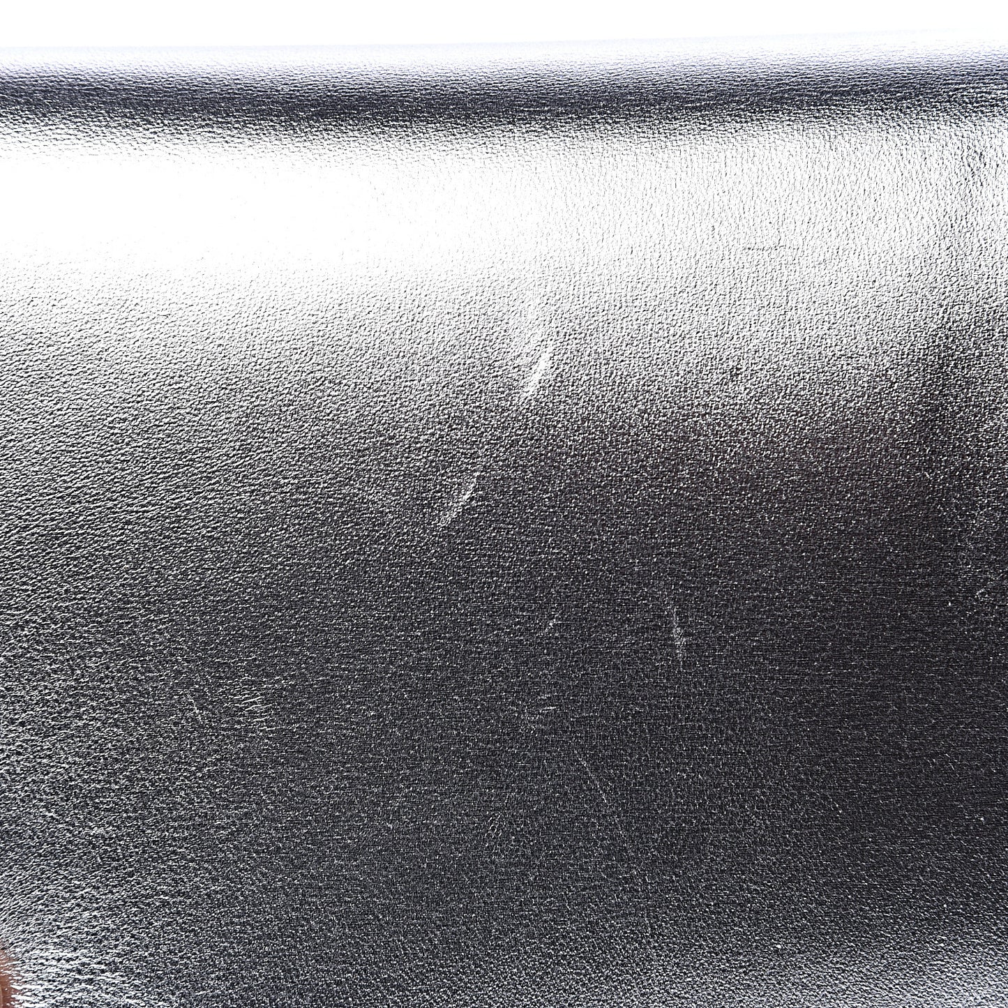 Metallic Calfskin Classic Monogram Cassandre Clutch Argento