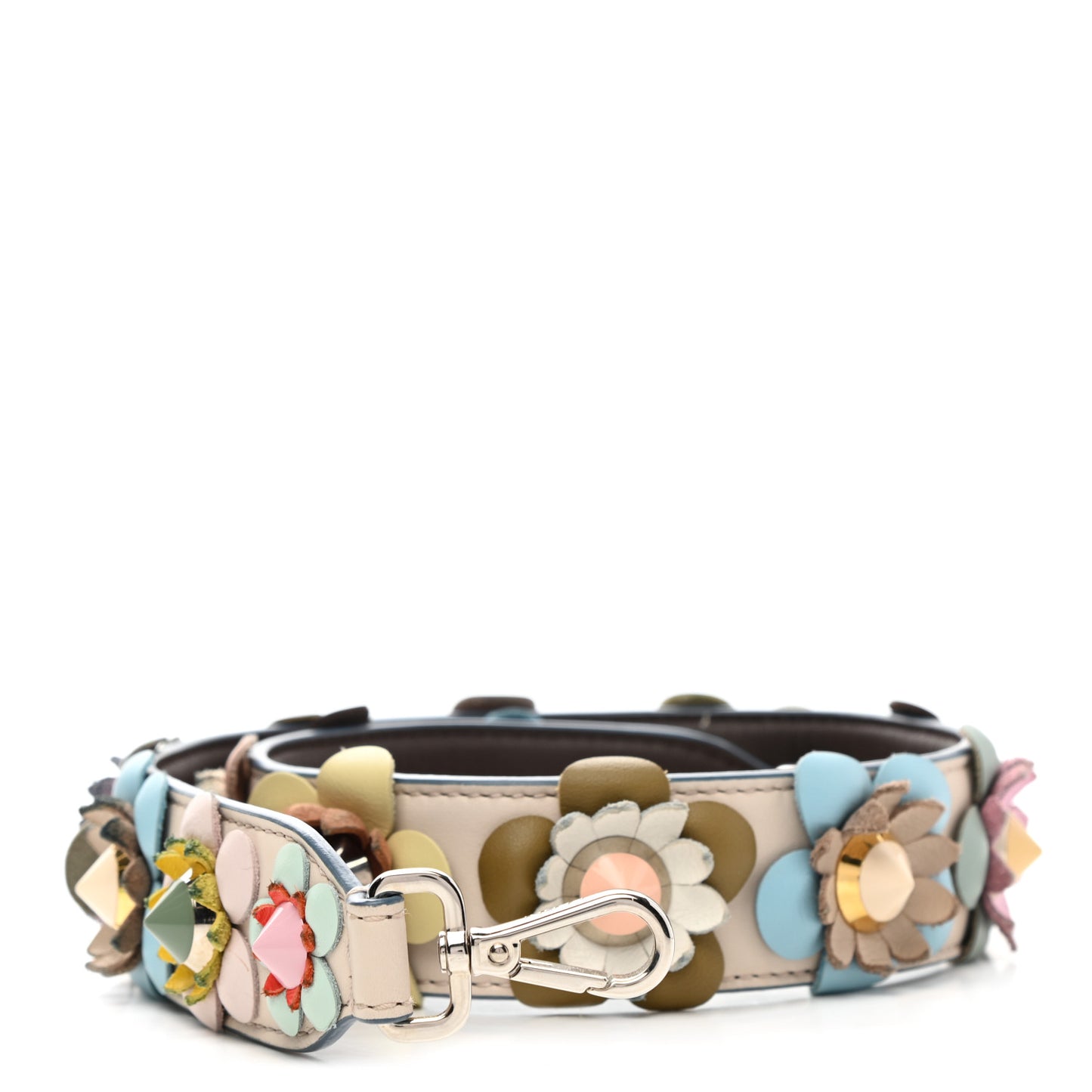 Vitello Dolce Flowerland Studded Strap You Camelia Moresco Multicolor