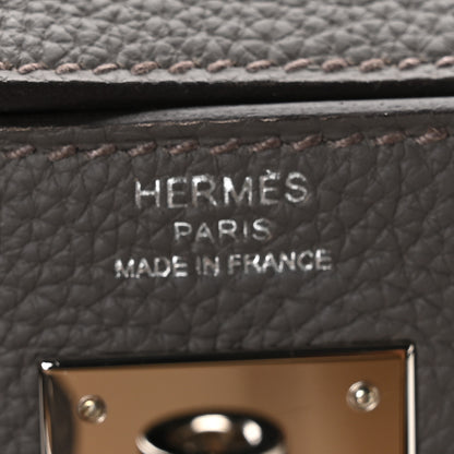 Hermes Togo Kelly Retourne 28 Etain 6 of 11