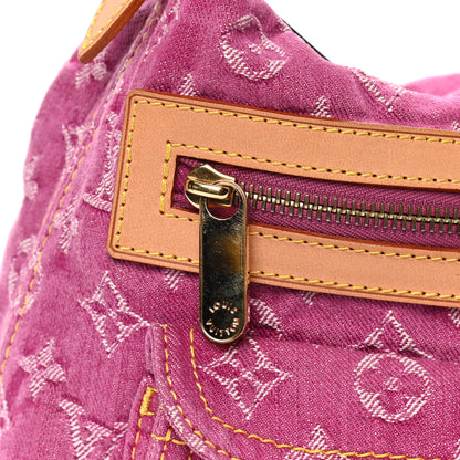 Louis Vuitton Denim Baggy PM Fuchsia 5 of 5