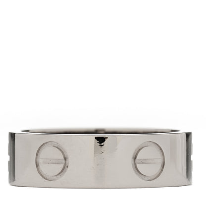 Cartier 18K White Gold 5.5mm LOVE Ring 50 5.5 3 of 4