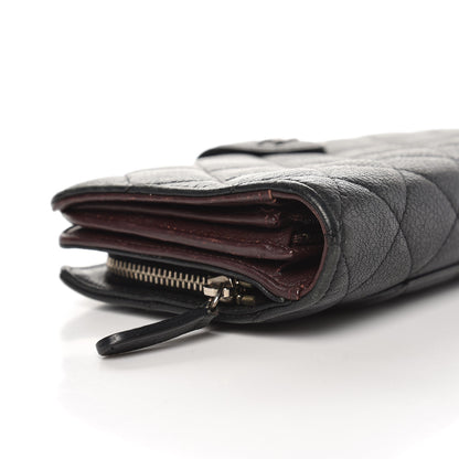 Chanel Caviar Quilted CC French Wallet Black 11 of 14