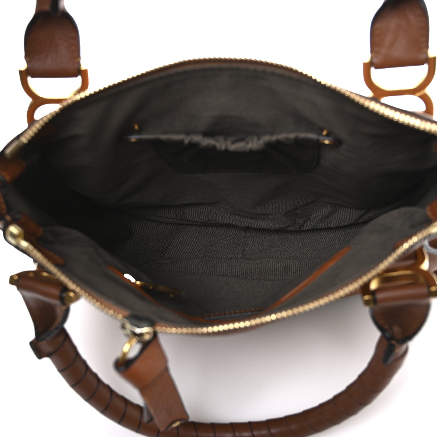 Chloe Calfskin Medium Marcie Satchel Tan 5 of 12