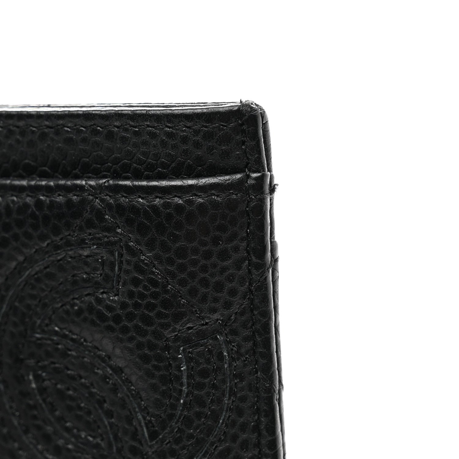 Chanel Caviar CC Card Holder Black 9 of 9