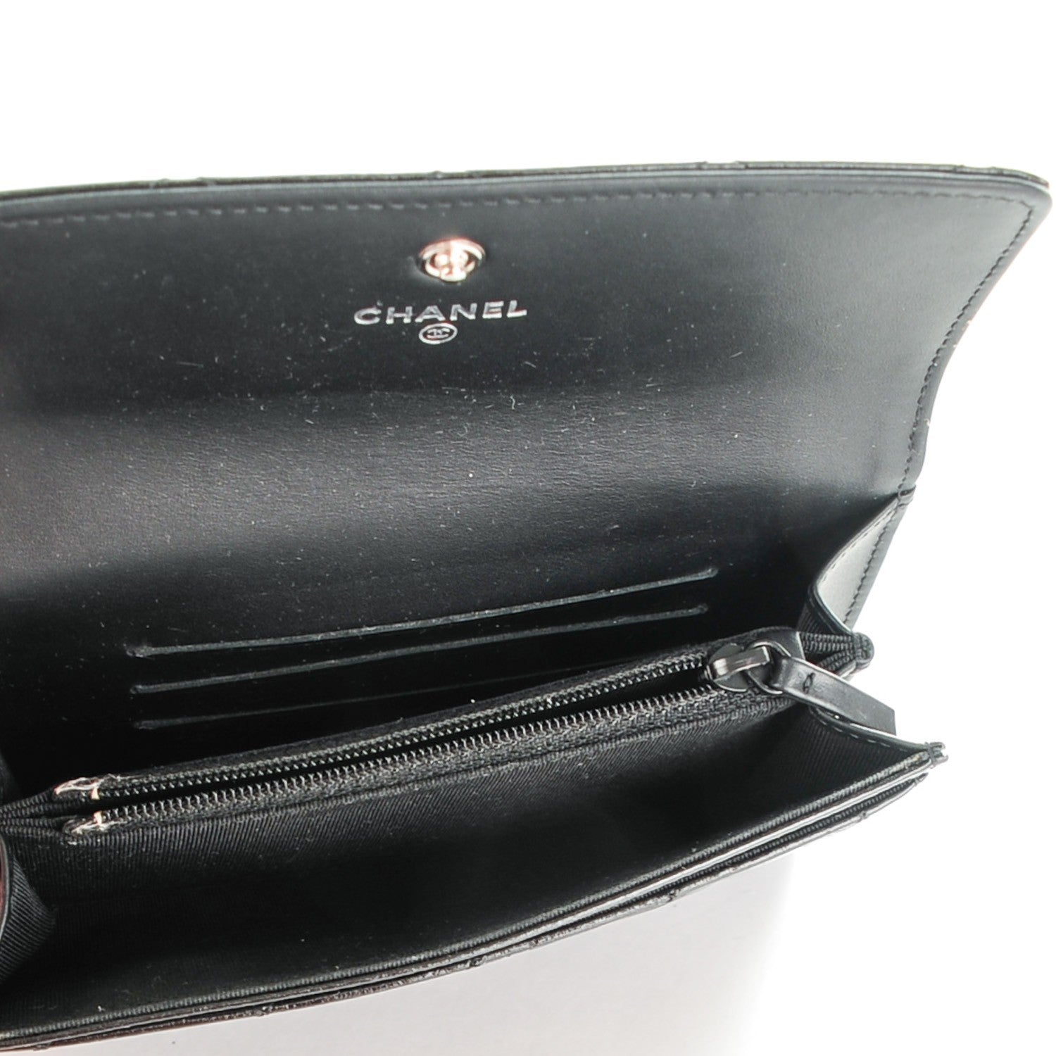 Chanel Glazed Calfskin Quilted Small Reissue Flap Wallet Black 5 of 8