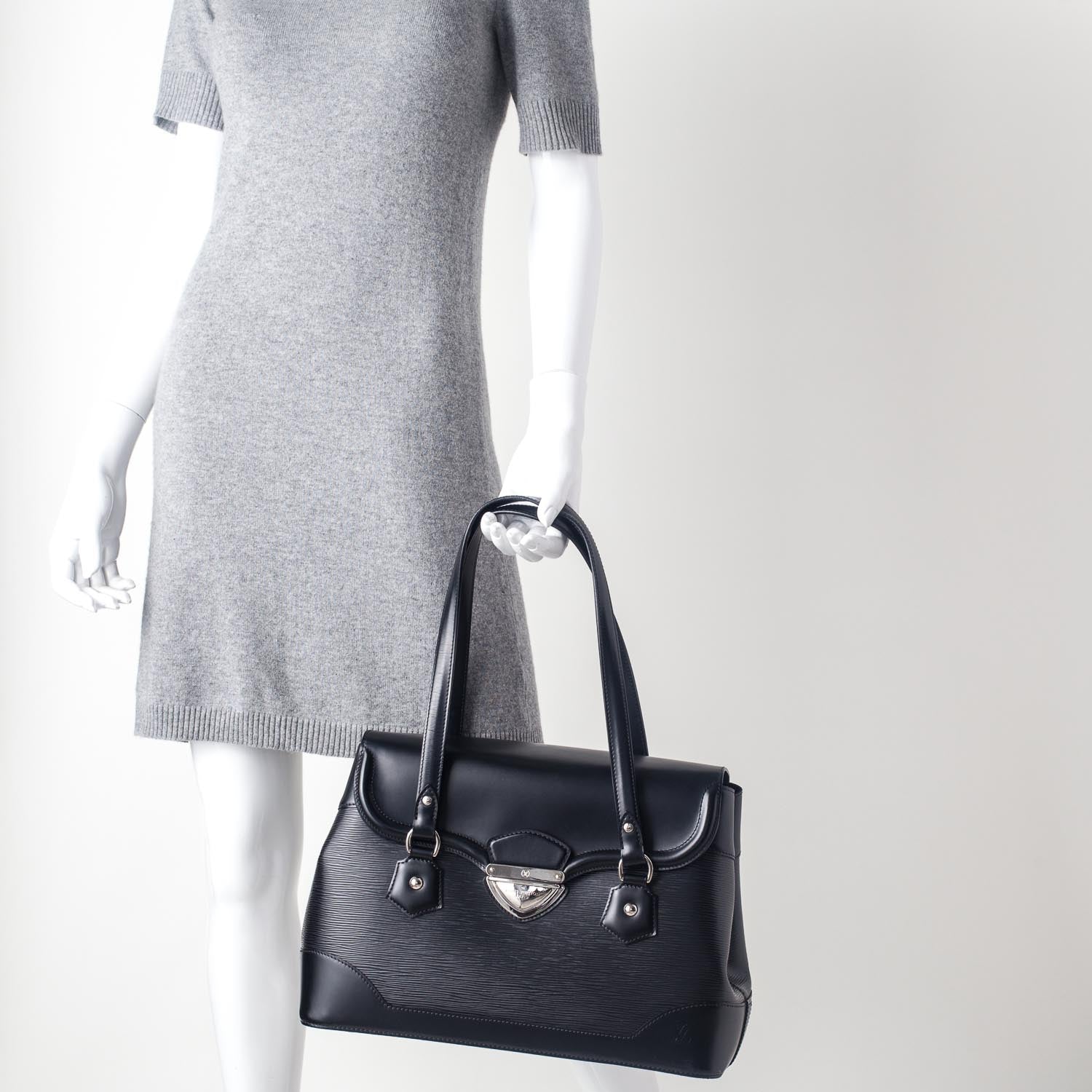 Louis Vuitton Epi Bagatelle GM Black 2 of 9