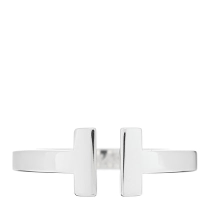 Tiffany Sterling Silver T Square Ring 52 6 1 of 4