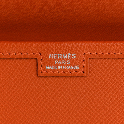Hermes Epsom Jige Elan 29 Clutch Orange 6 of 10