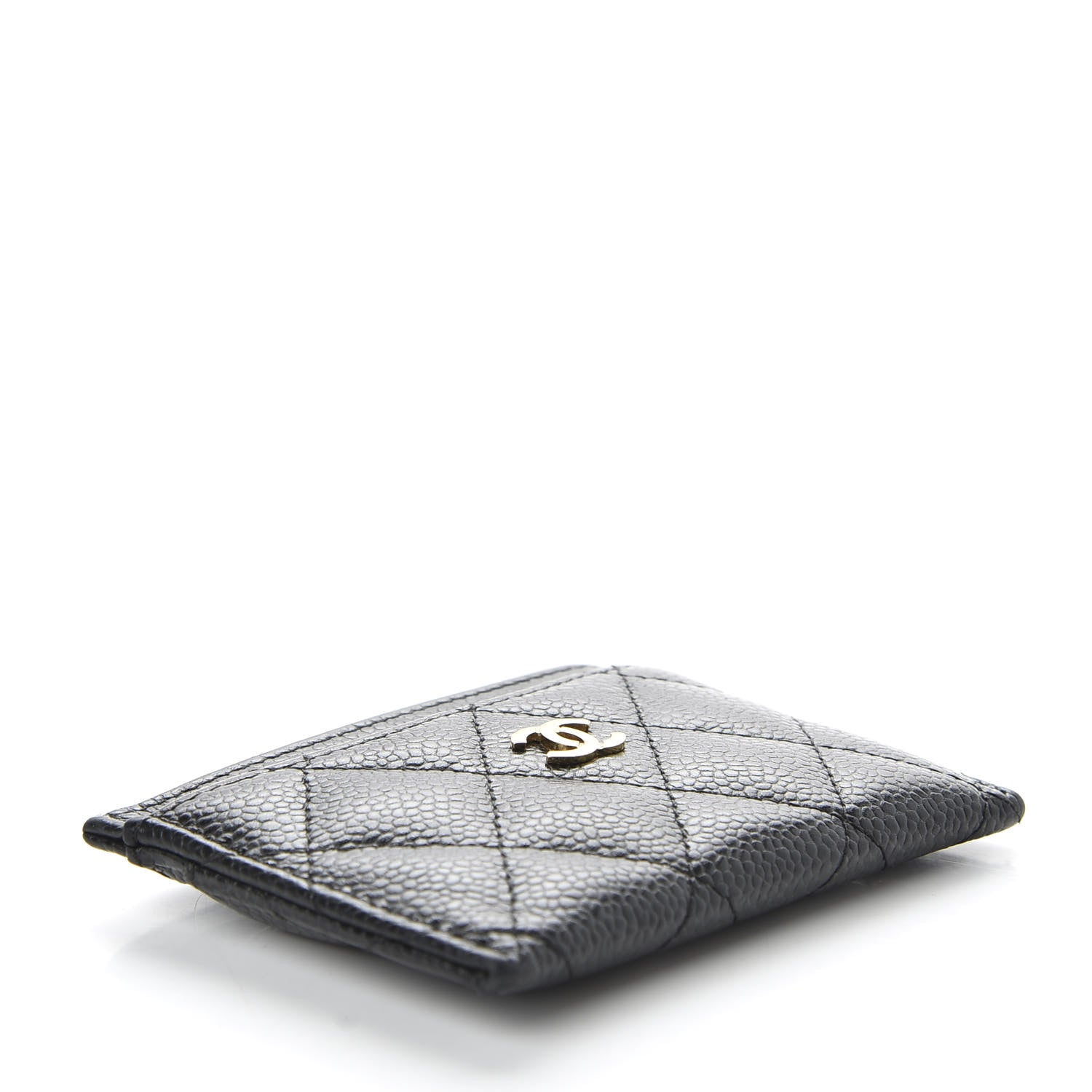 Chanel Caviar Quilted Card Holder Black 4 of 9