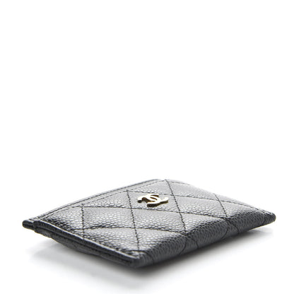 Chanel Caviar Quilted Card Holder Black 4 of 9
