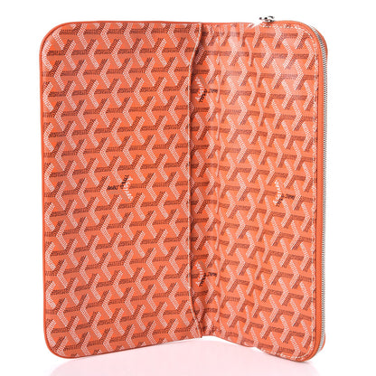 Goyard Goyardine Sainte Marie Soft Clutch Orange 5 of 9
