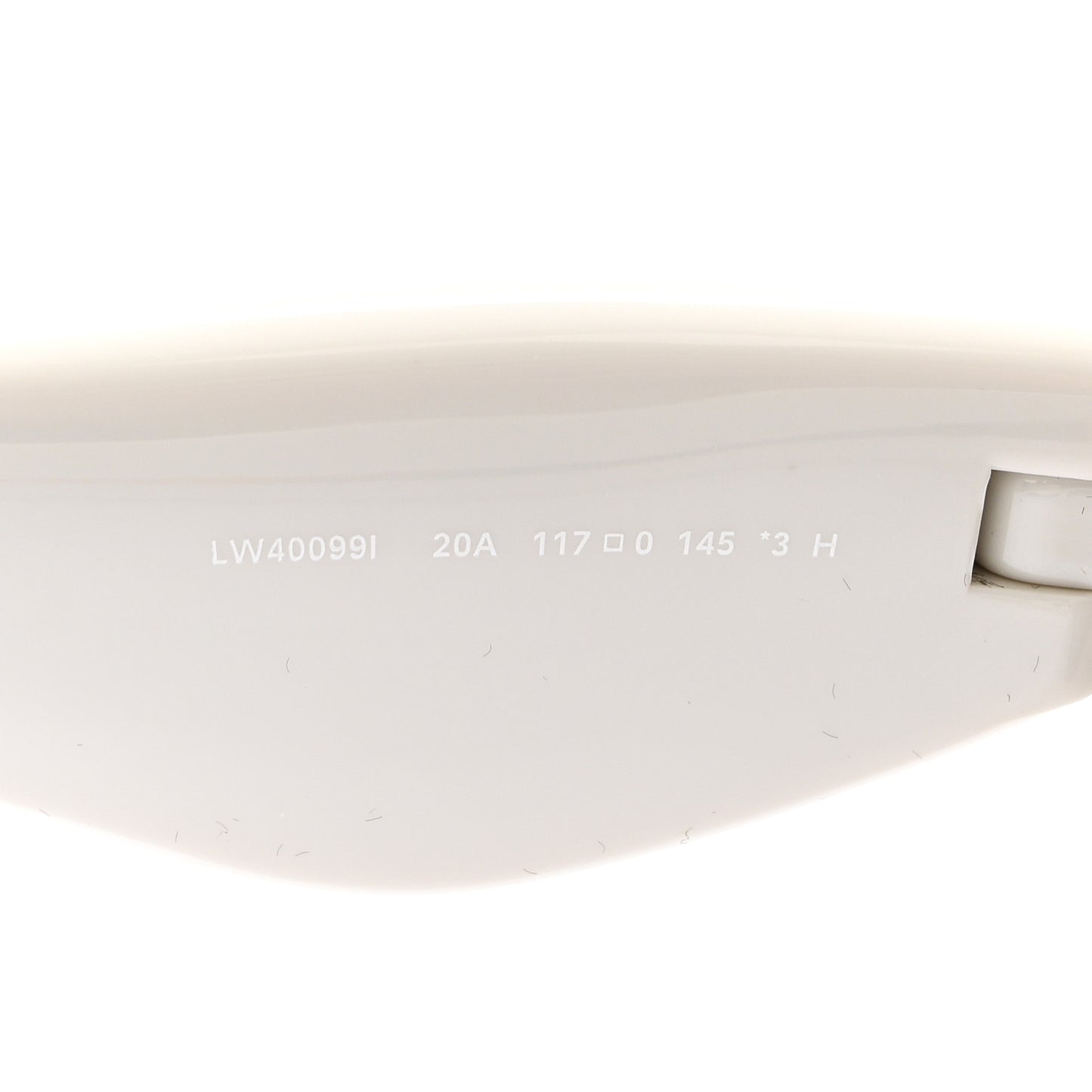 Acetate Inflated Sunglasses LW40099I White