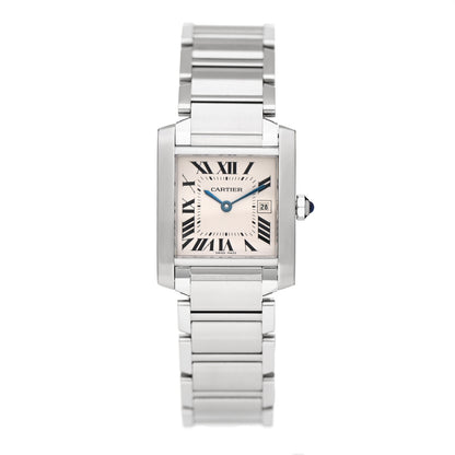 Cartier Stainless Steel 25mm Tank Francaise Quartz Watch 1 of 4