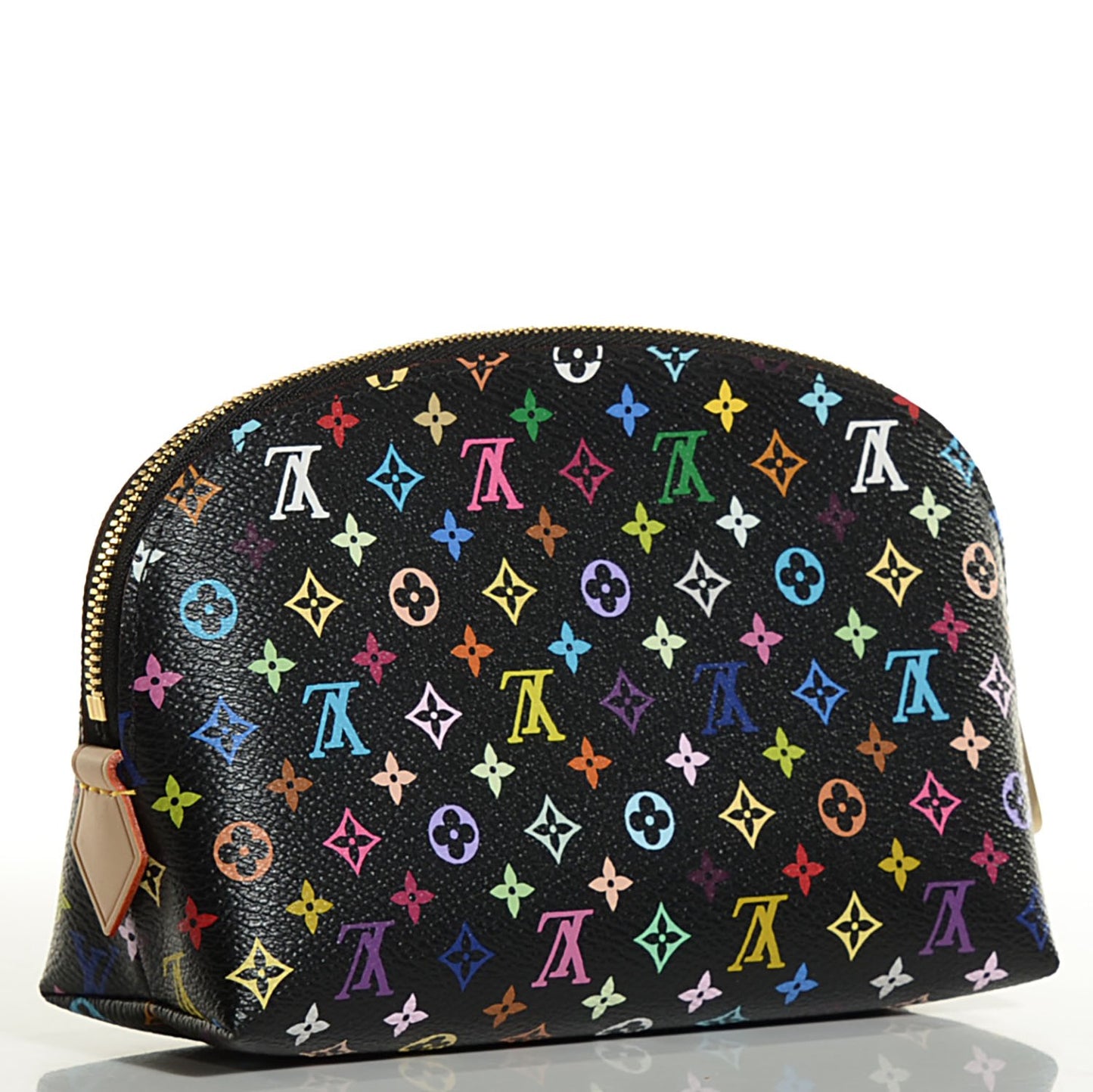 Monogram Multicolor Cosmetic Pouch Black Grenade