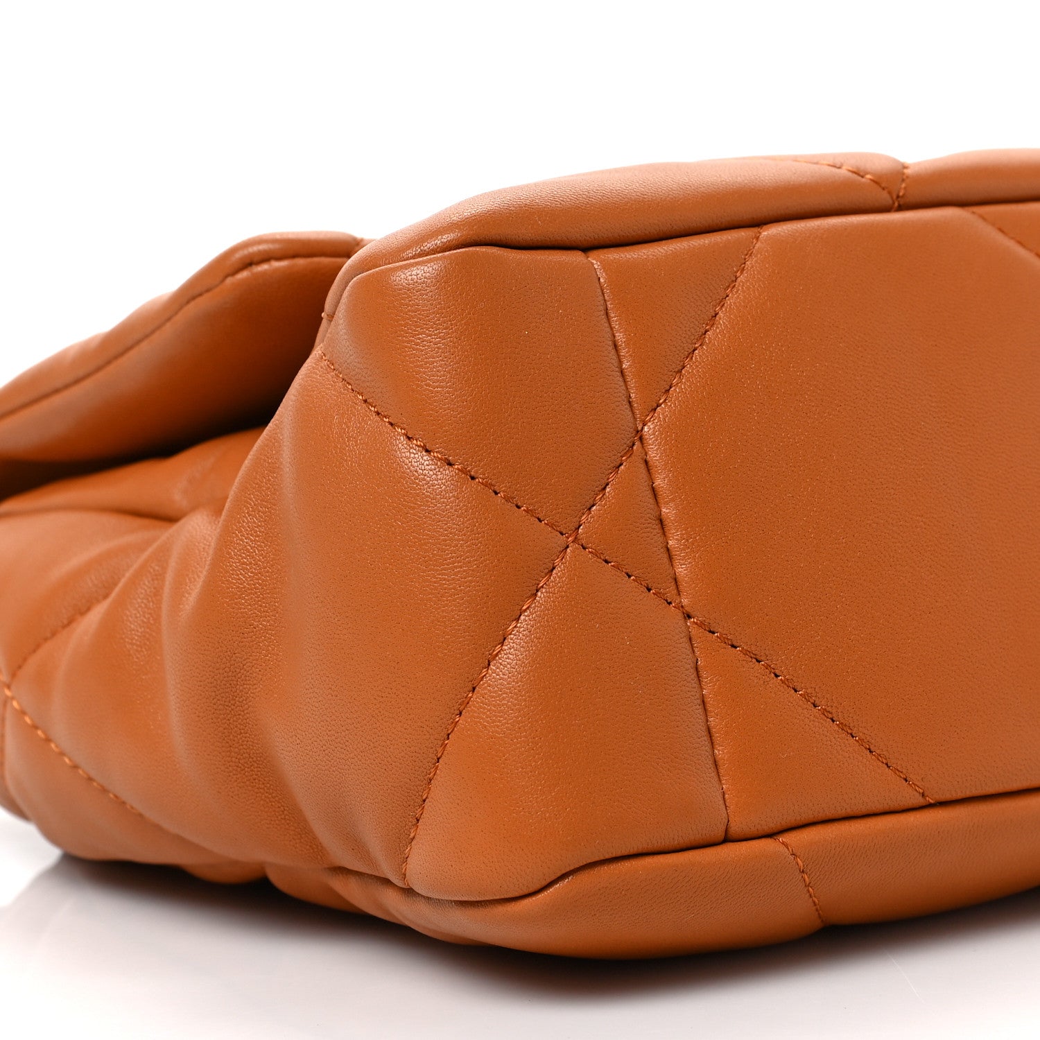 Chanel Lambskin Quilted Medium Chanel 19 Flap Light Brown 6 of 7