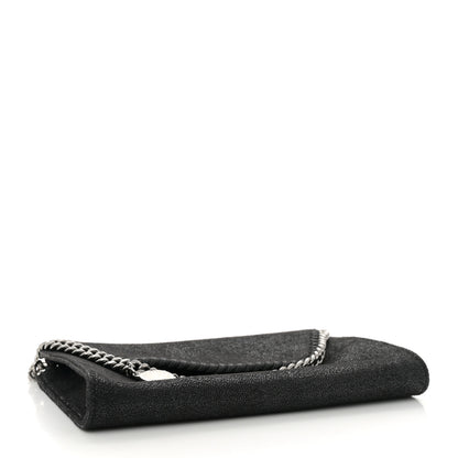 Stella McCartney Shaggy Deer Mini Falabella Crossbody Bag Black 4 of 9