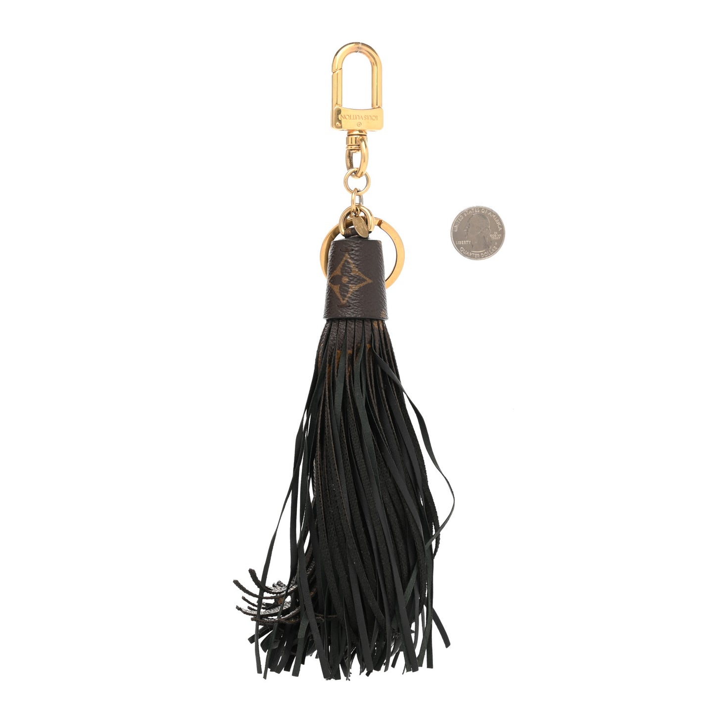 Monogram Tassel Bag Charm