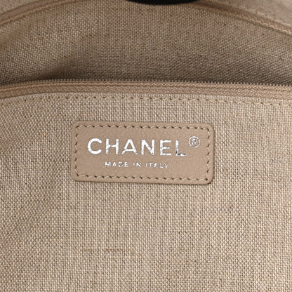 Chanel Mixed Fibers Small Deauville Tote Black 6 of 10