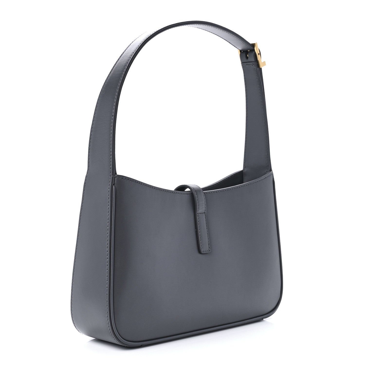 Saint Laurent Smooth Calfskin Le 5 A 7 Hobo Storm 3 of 11