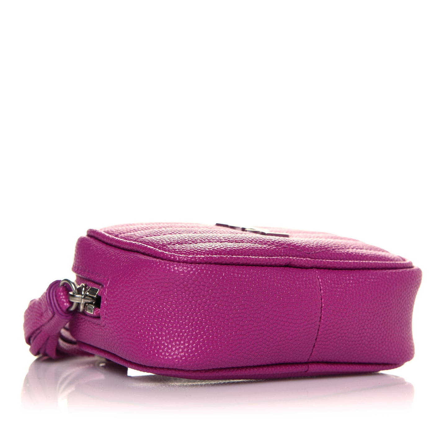 Grain De Poudre Matelasse Monogram Baby Lou Camera Bag Electric Fuxia