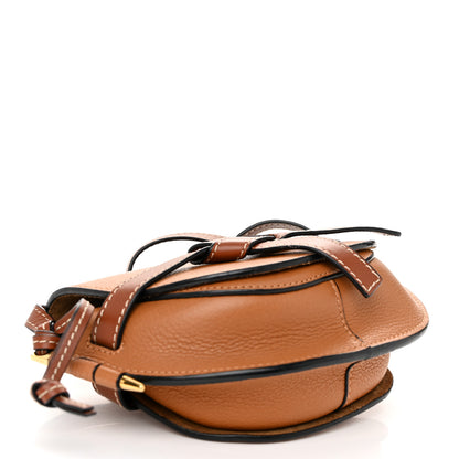 Loewe Grained Calfskin Mini Gate Crossbody Bag Caramel Pecan 4 of 10