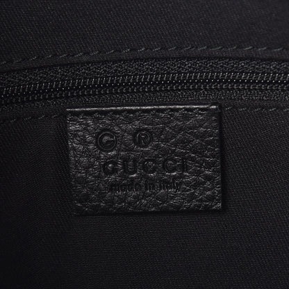 Gucci Denim Monogram Abbey D Ring Hobo Black 8 of 15