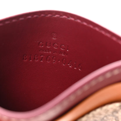 Gucci GG Supreme Monogram Dog Card Holder Beige Multicolor 6 of 6