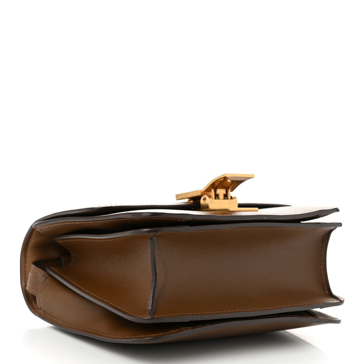 Smooth Calfskin Small Classic Box Flap Bag Camel