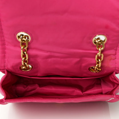 Prada Nylon Tessuto Small Chain Shoulder Bag Fuxia 4 of 12