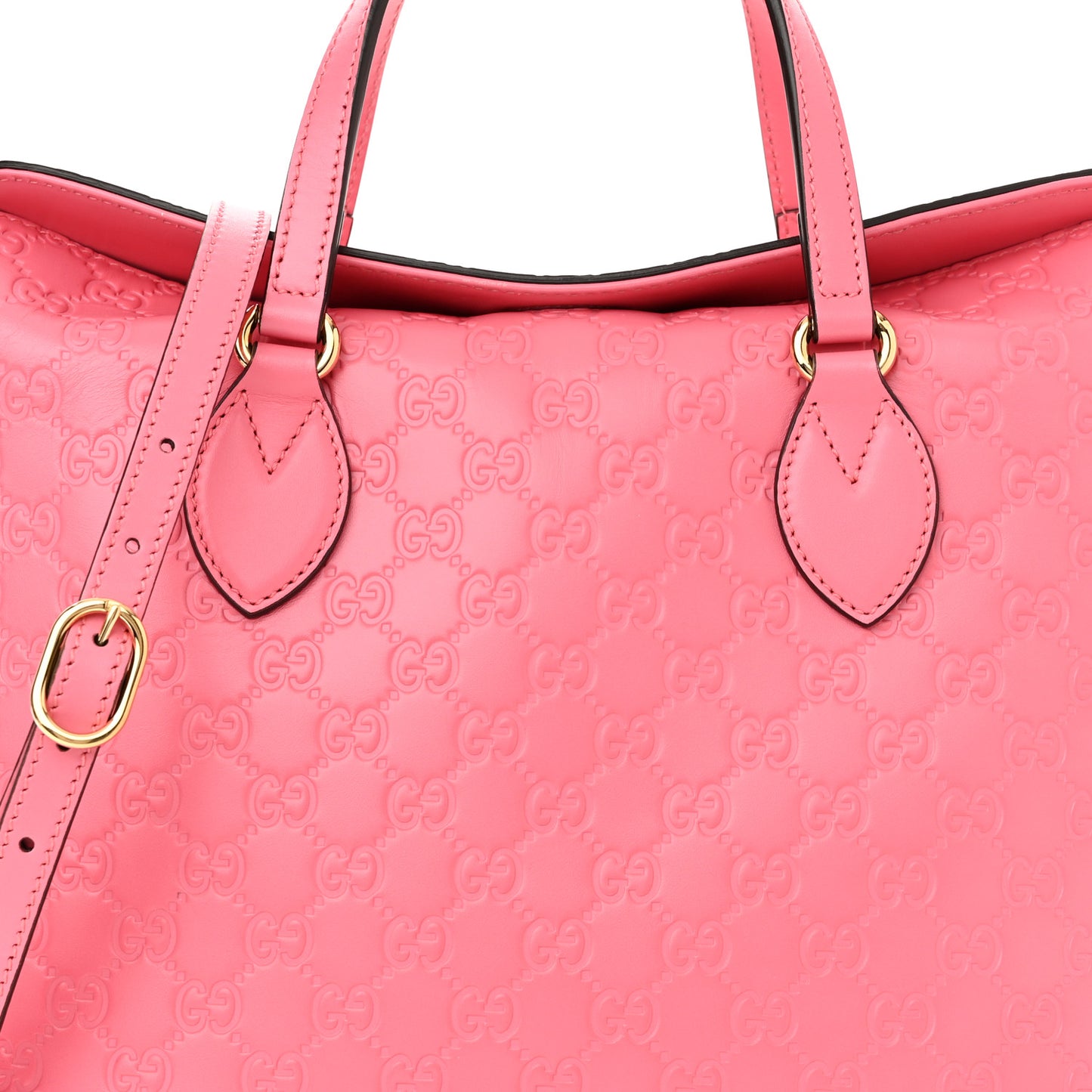 Guccissima Linea A Foldover Tote Flush