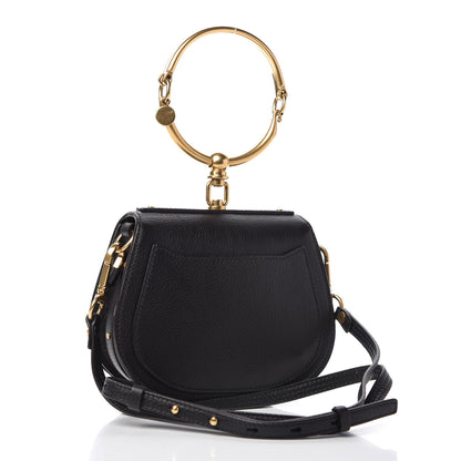 Chloe Calfskin Small Nile Bracelet Bag Black 3 of 9