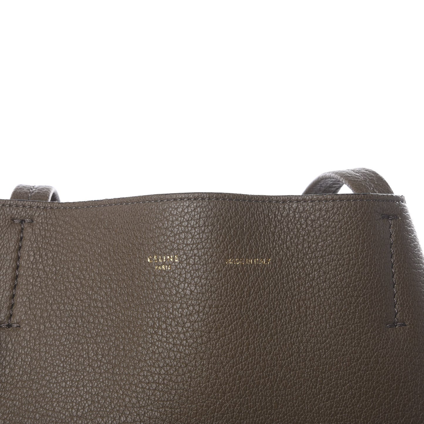 Soft Grained Calfskin Medium Belt Cabas Phantom Taupe