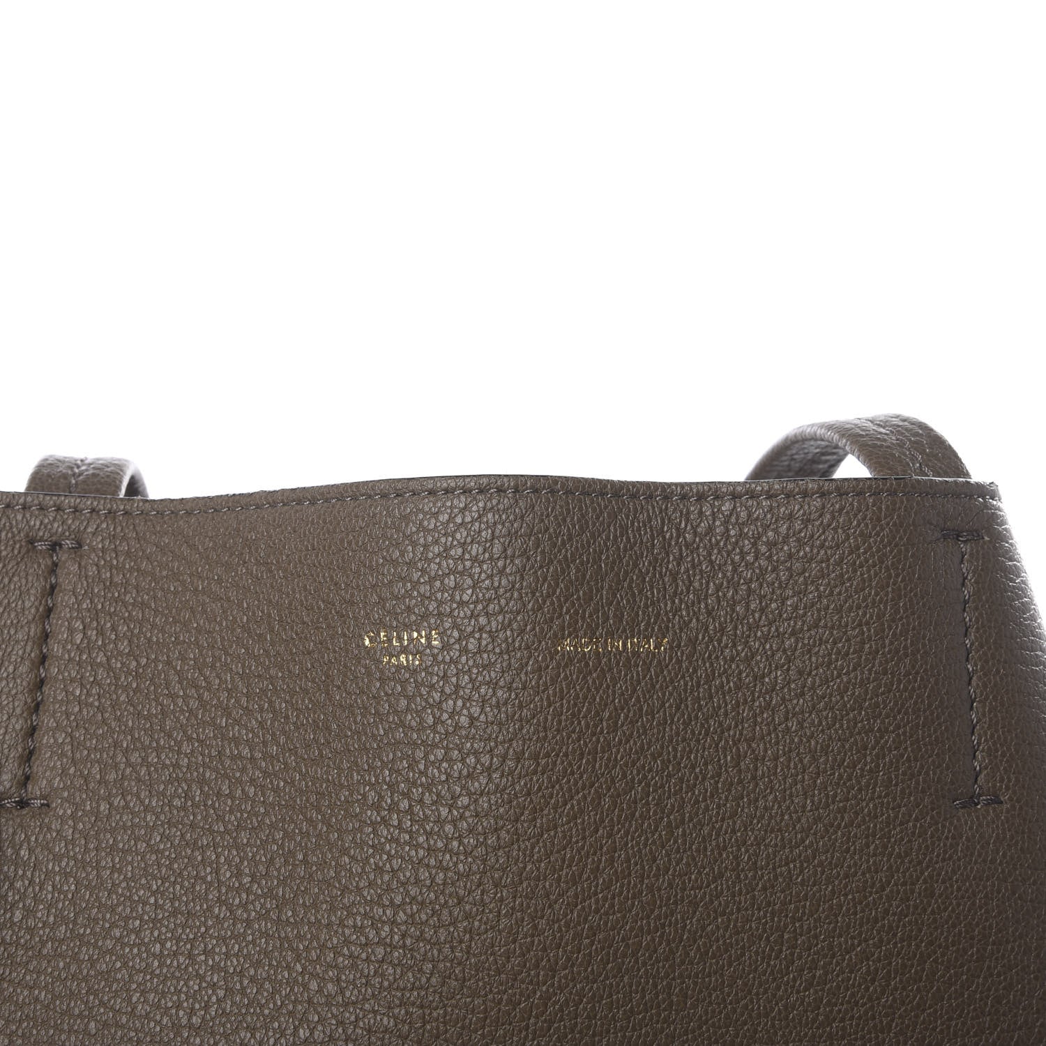 Celine Soft Grained Calfskin Medium Belt Cabas Phantom Taupe 6 of 11