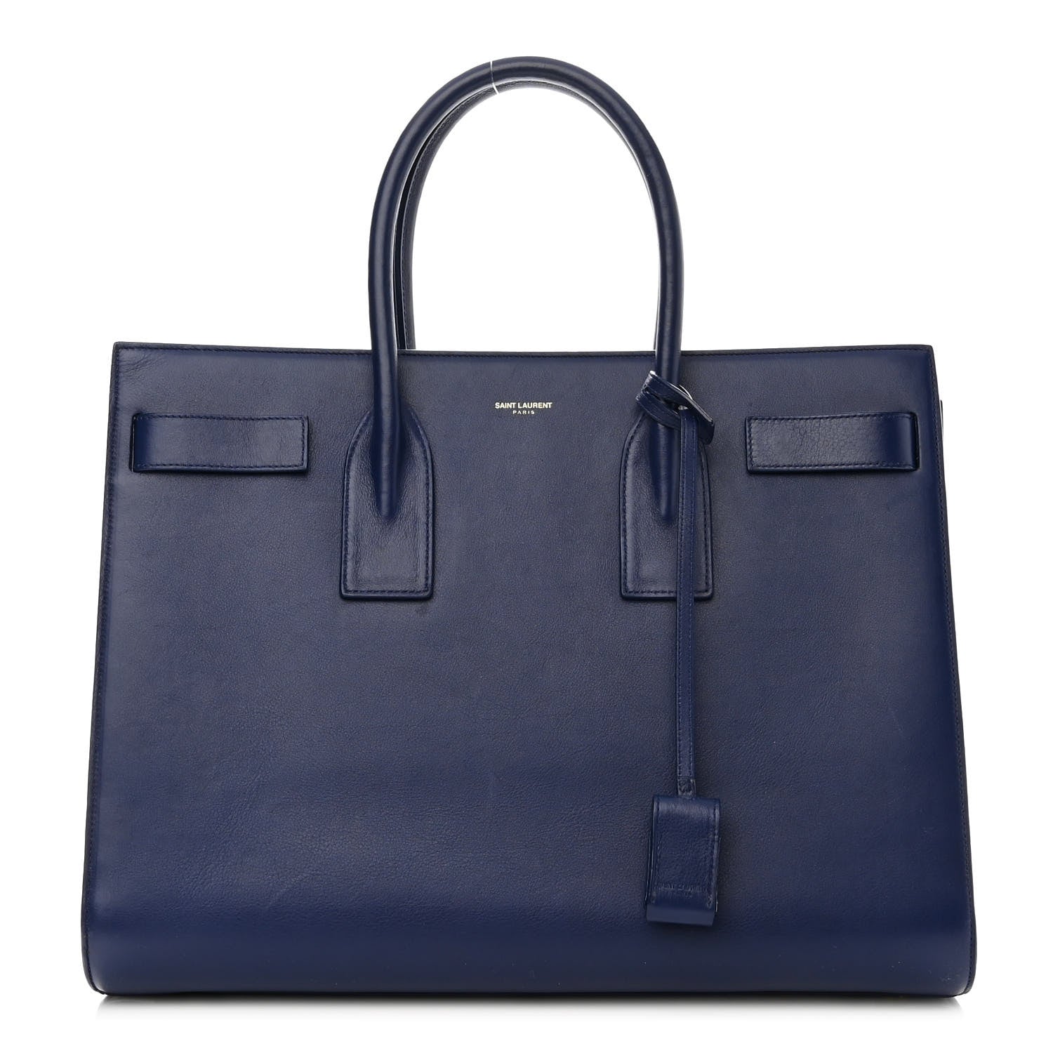 Saint Laurent Calfskin Large Sac De Jour Carryall Navy 1 of 8