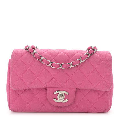 Chanel Iridescent Caviar Quilted Mini Rectangular Flap Pink 1 of 13
