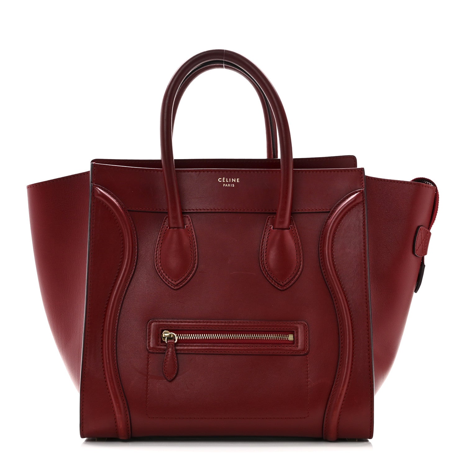 Celine Palmelato Mini Luggage Red 1 of 9